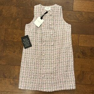 NWT Pomander Place (Tuckernuck) Peony Tweed Bianca dress, sz M